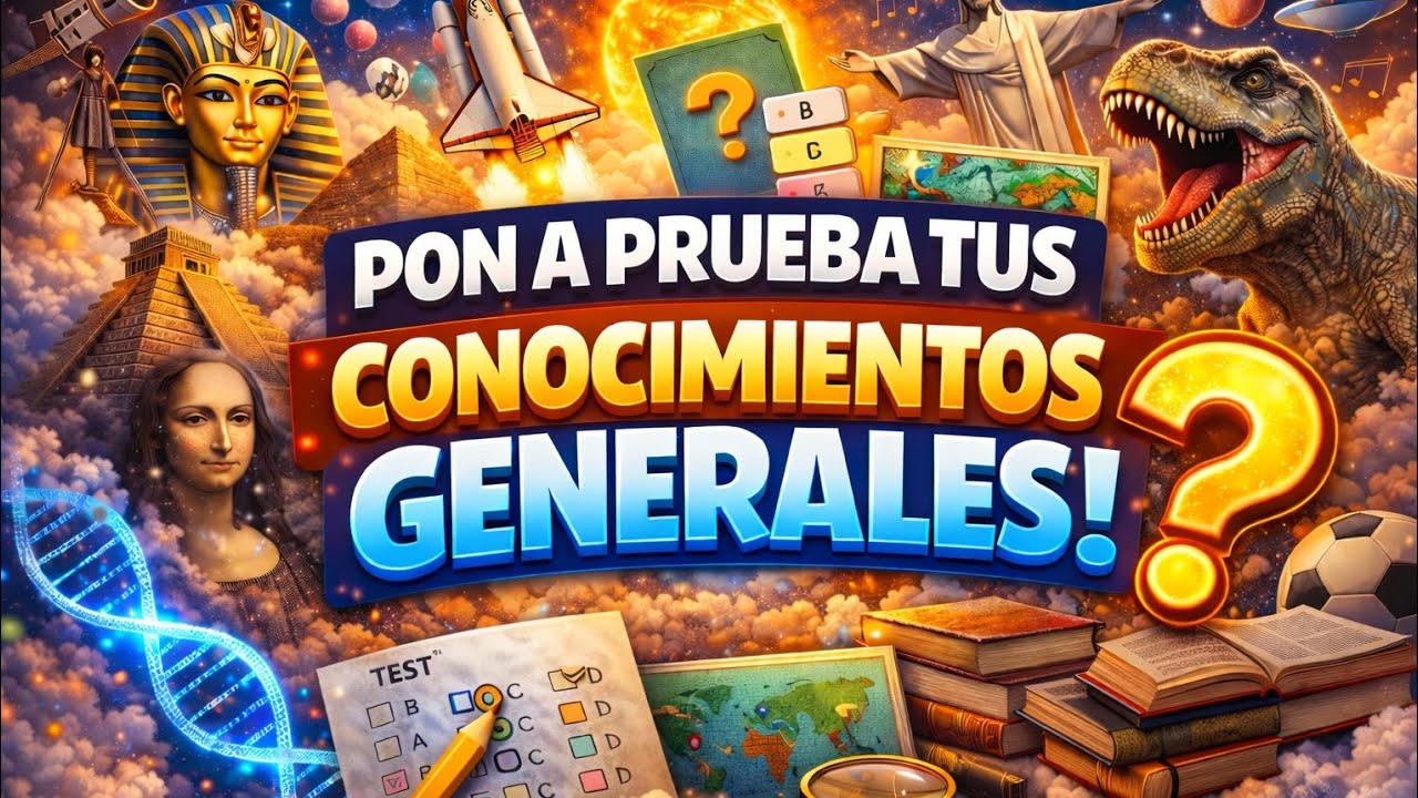 Quiz de conocimiento general - Intenta responder todas las preguntas correctamente. 