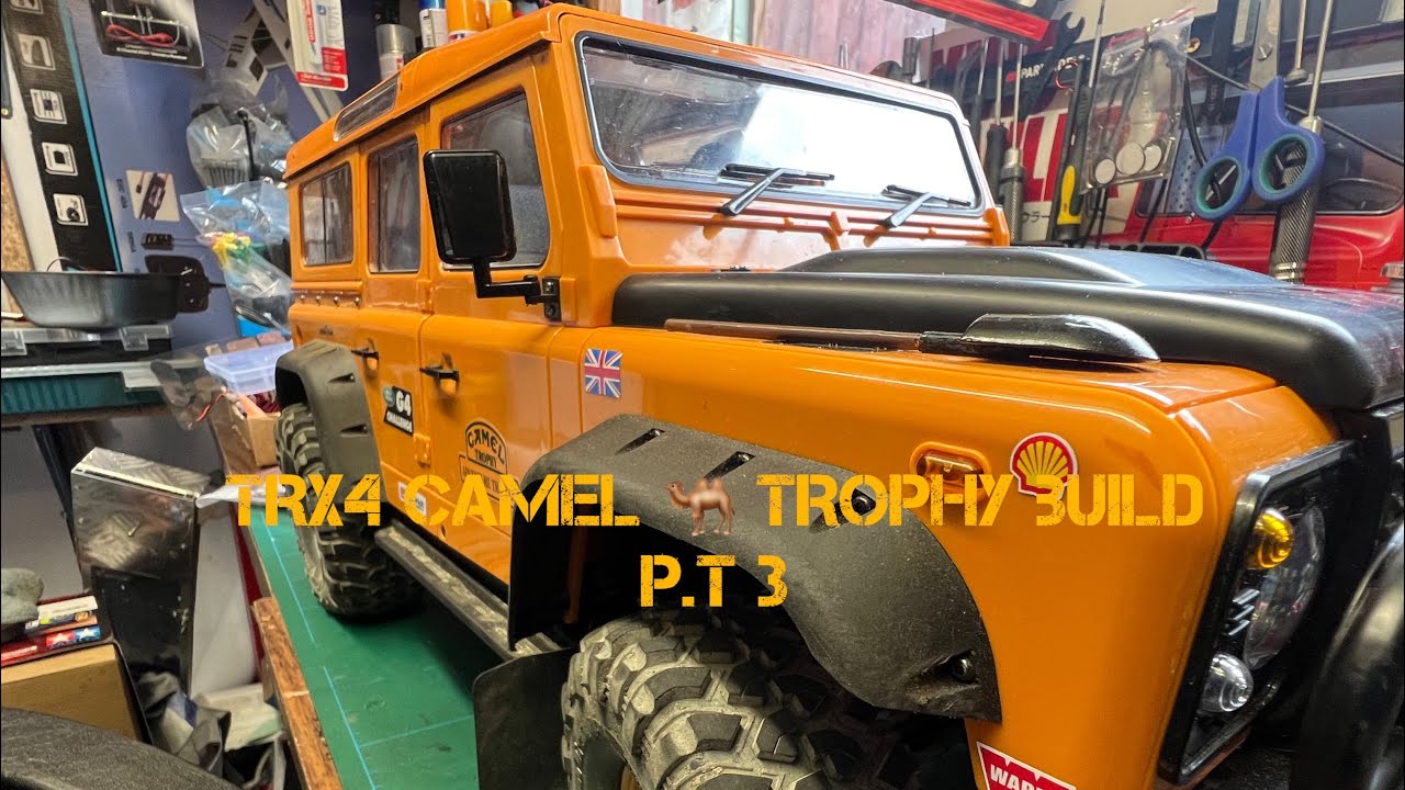 Camel trophy Trx4 INJORA HARDBODY mounting and lighting system