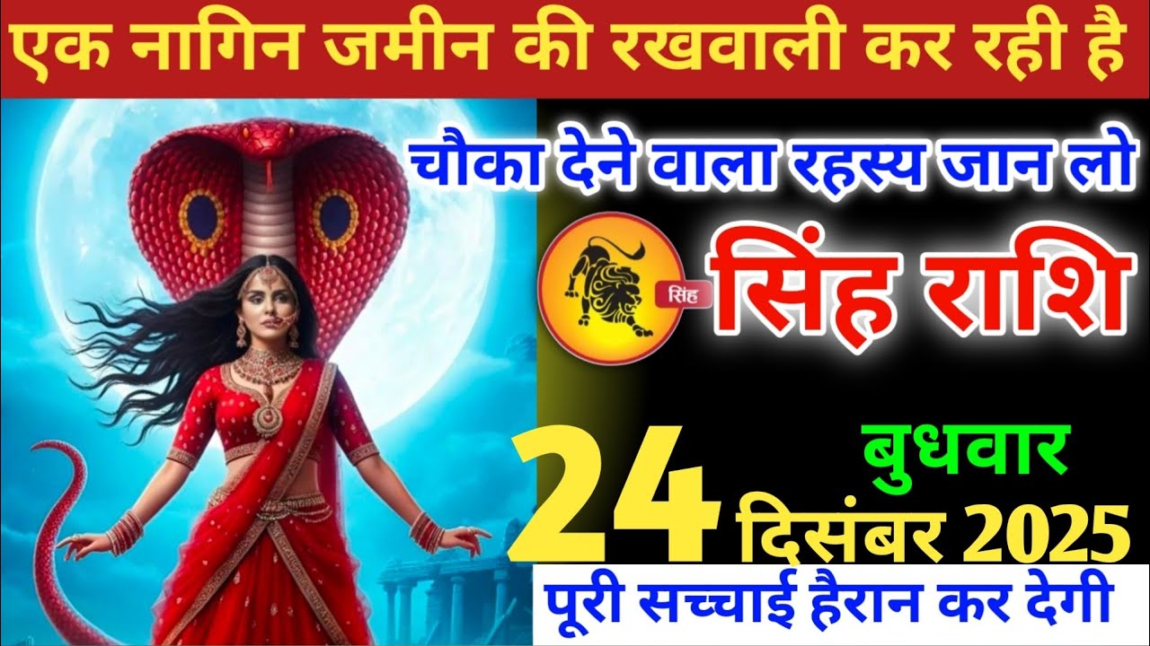 सिंह राशि वालों!एक नागिन जमीन की रखवाली कर रही है, चौका देने वाला रहस्य जान लो#singhrashi 