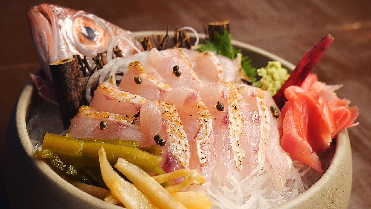 한국에서 가장 비싼 생선 선어 TOP 1 금태(눈볼대)회/모둠 사시미/ 갓포요리 온도 / Most expensive fish in Korea, Blackthroat Seaperch