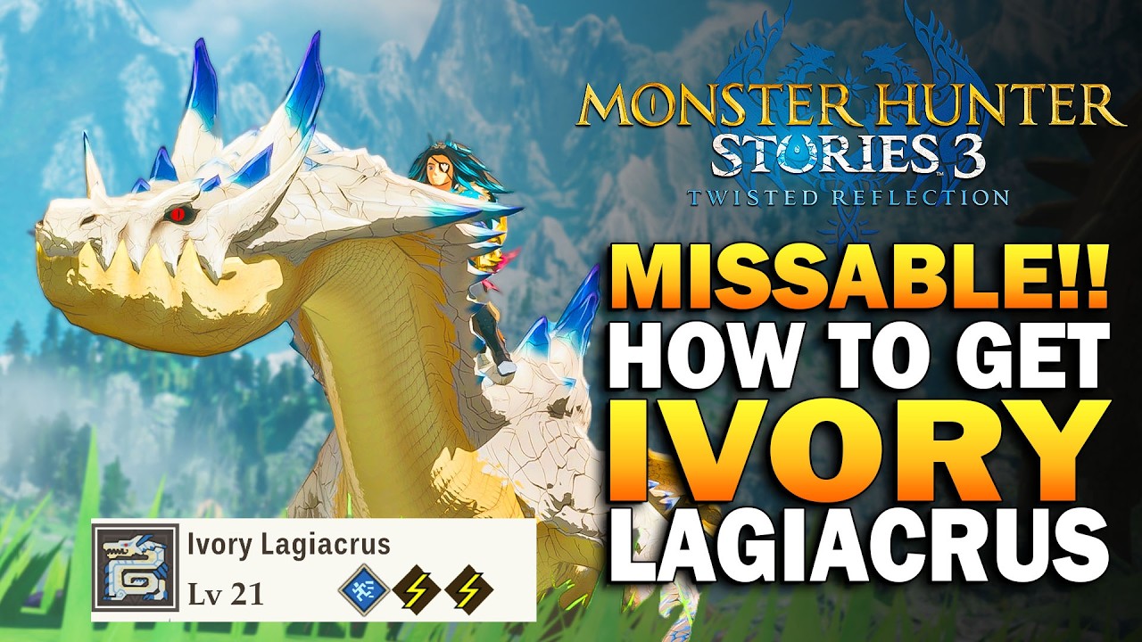 Как легко и быстро получить слонового Лагиакруса! Руководство по Monster Hunter Stories 3.