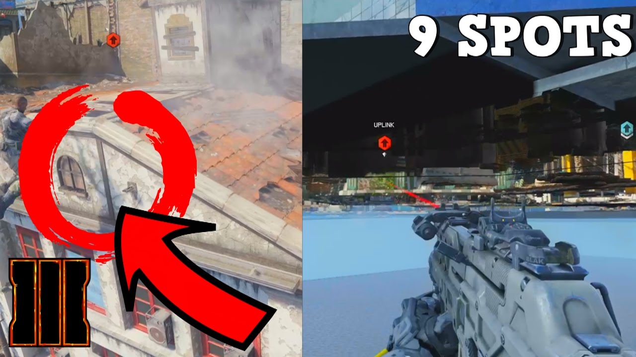 BO3 GLITCHES - 10 EXODUS Glitch Spots, Under Map, & Secret Rooms (Black Ops 3/ BO3 Glitches)