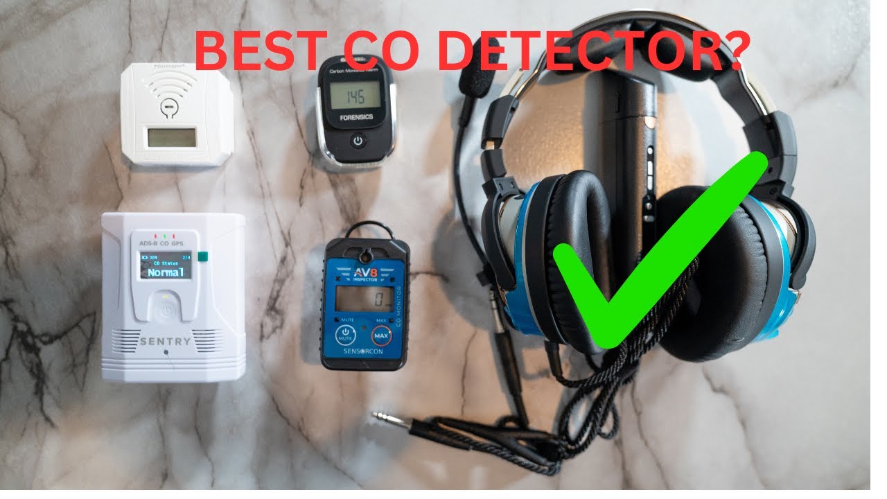 Testing 5 Carbon Monoxide Detectors for Airplane Cockpit! #carbonmonoxide #aviationsafety