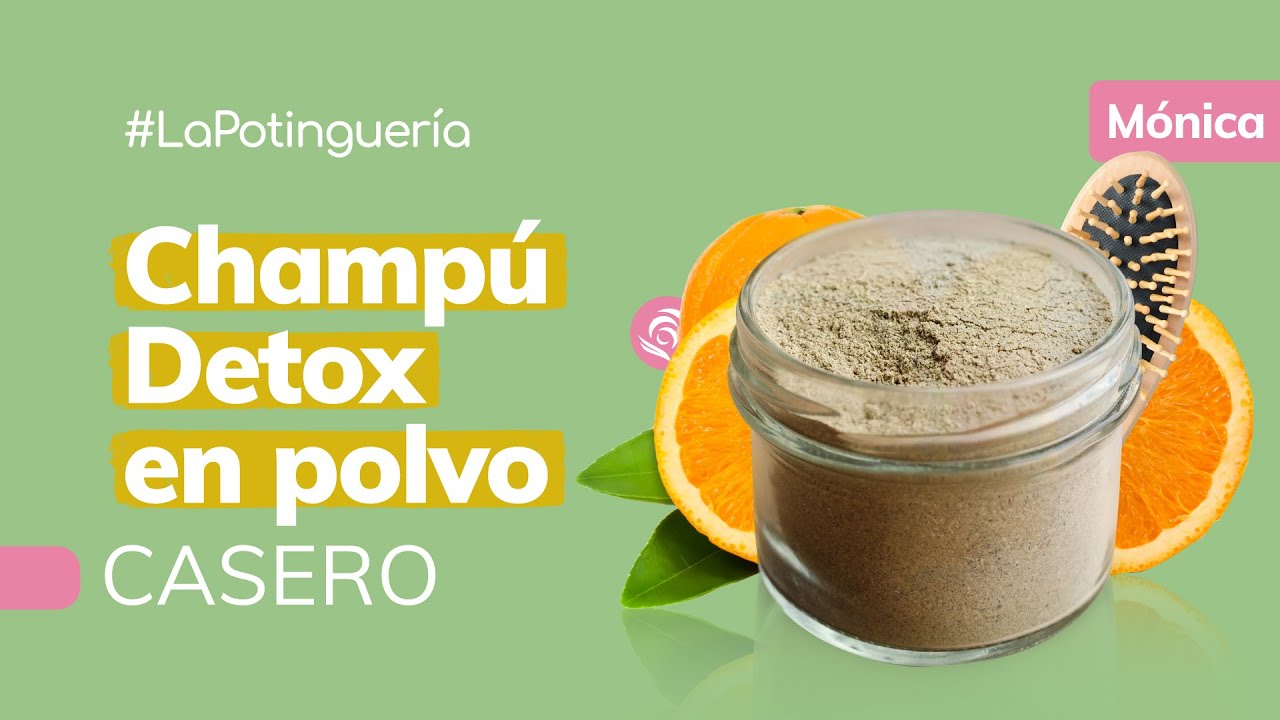Cómo hacer Champú Detox en polvo 🍊💆‍♀️Arcillas y ayurvédicos | Jabonarium - Cosmética Casera Natural