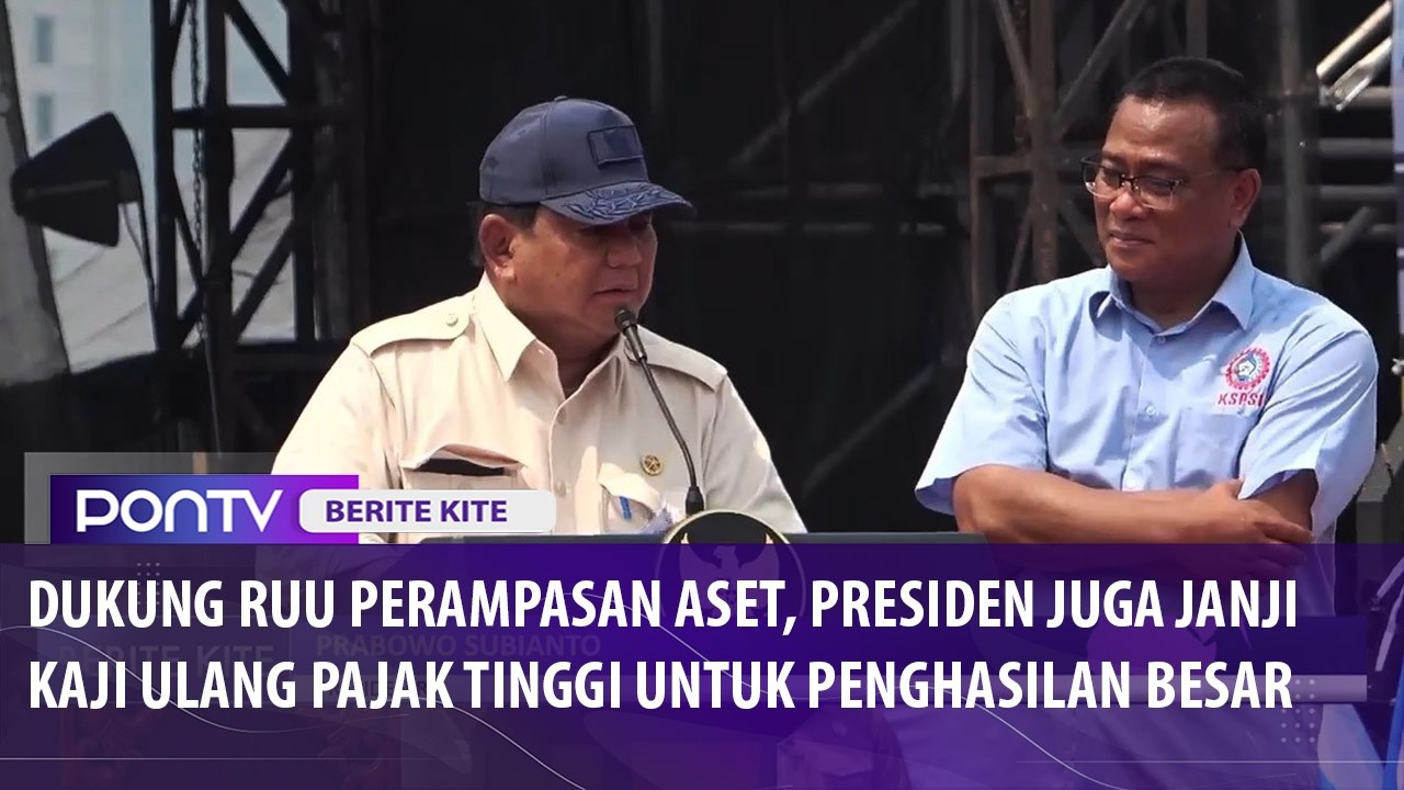 Dukung RUU Perampasan Aset, Prabowo Juga Janji Kaji Ulang Pajak Tinggi untuk Penghasilan Besar