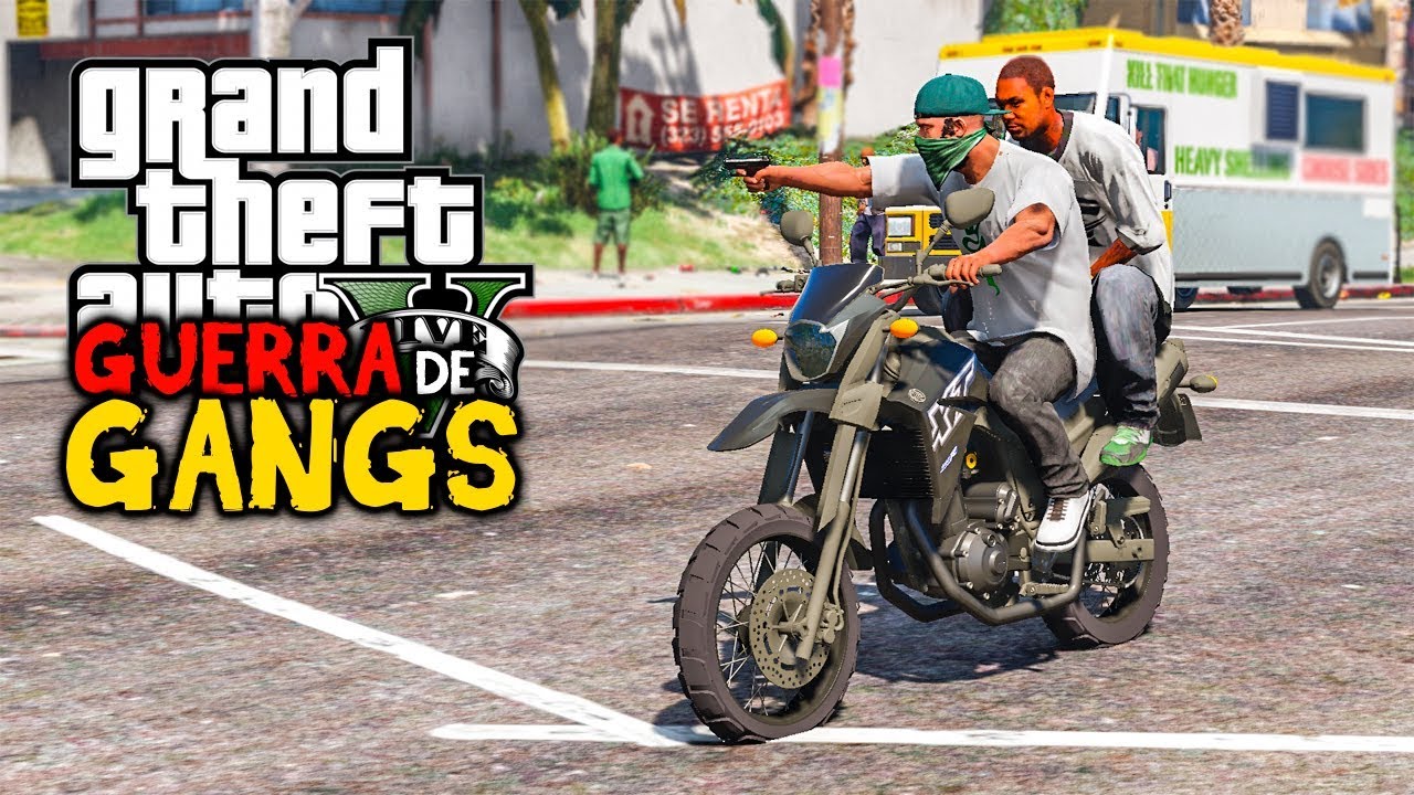 GTA V GUERRA DE GANGS #7 - Tocando o terror em Los Santos
