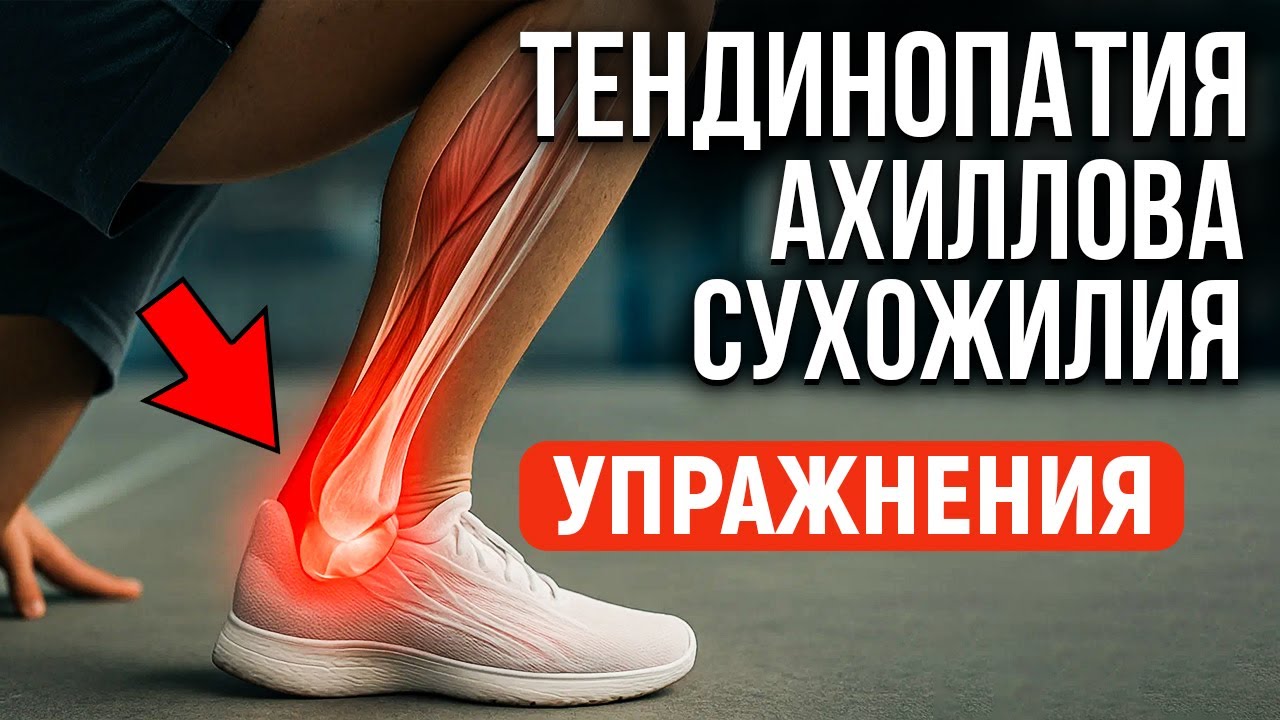 🔥 Тендинопатия ахилла: как вылечить? | Упражнения и рекомендации врача