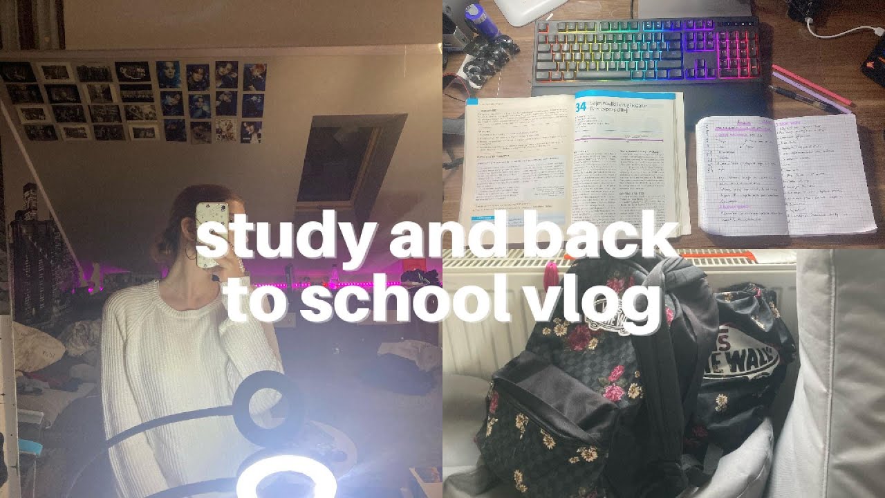 STUDY and Back to SCHOOL🤍Nauka i powrót do szkoły