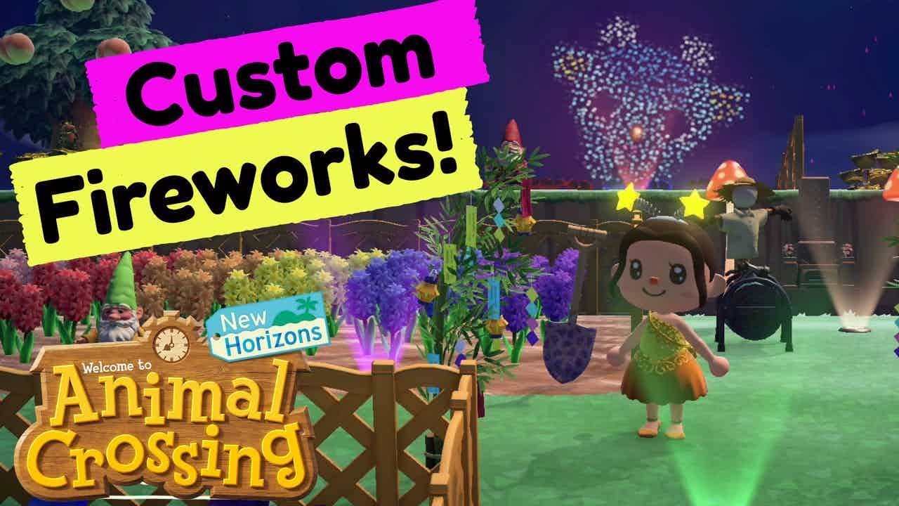 CUSTOM FIREWORKS - Animal Crossing: New Horizons - Fireworks & ALL Redd's Items!