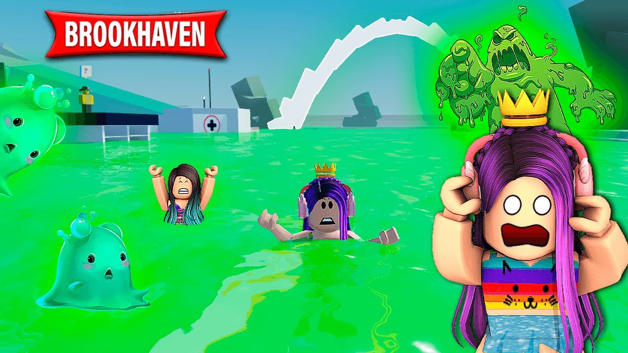 BROOKHAVEN MAS CHEIO DE SLIME - ( Historinha Roblox )