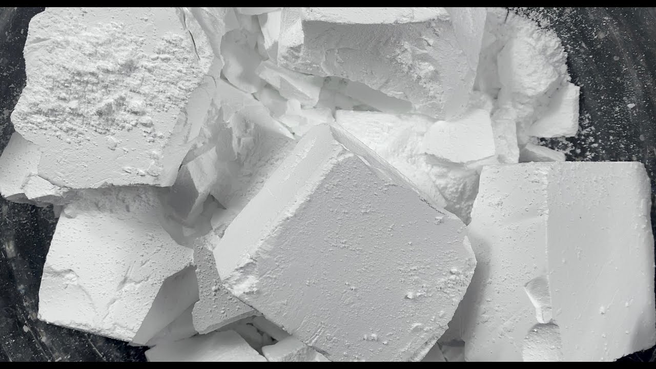 ASMR || 8 BLOCKS CRUNCHY PLAIN GYM CHALK CRUSH || SATISFYING