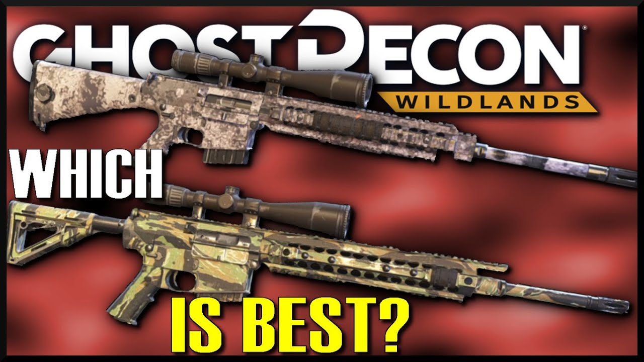 Ghost Recon Wildlands SNIPER COMPARISON - M110 vs SR25 | Wildlands Player Guide