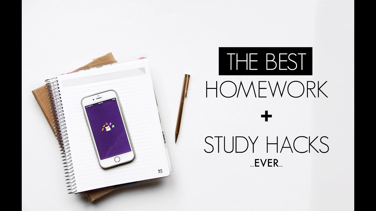DIY STUDY HACKS FOR SCHOOL | Organization + Homework Tips! FREE Homework App!