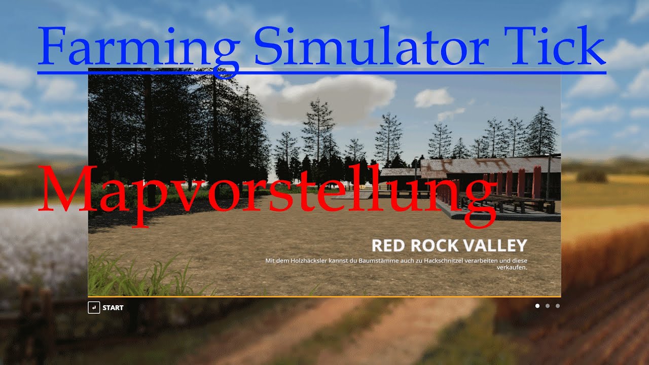 LS 19 Mapvorstellung RED ROCK VALLEY LS19 Mods