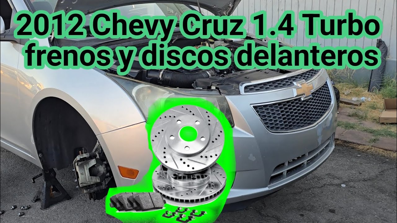 2011-2015 Chevy Cruz 1.4 como cambiar frenos y discos delanteros ( how to replace pads and rotors)
