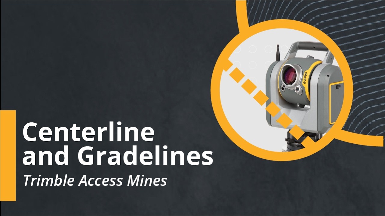 Centerline & Gradelines - Trimble Access Mines