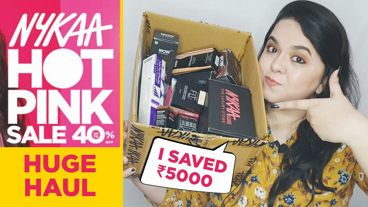 Nykaa Hot Pink Sale Haul 2020 I Nykaa Shopping haul I Best from Nykaa I Beauty Edit by Amy