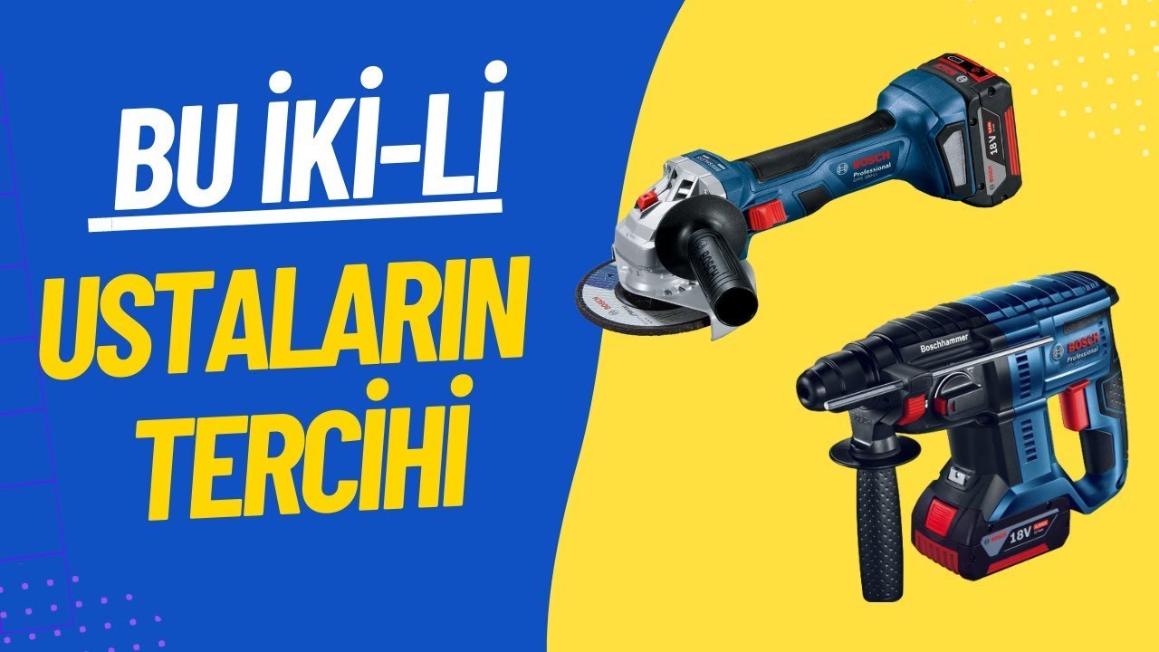 USTALARIN TERCİHİ GWS 180-Lİ VE GBH 180-Lİ