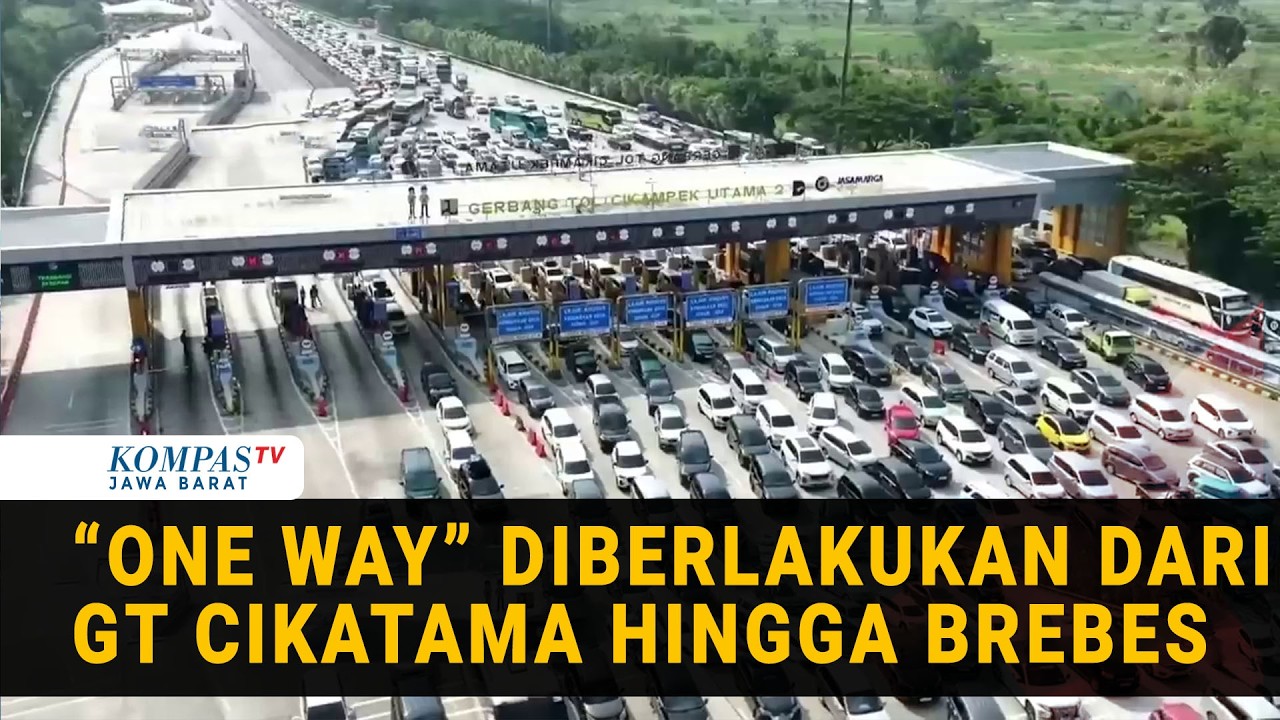 Mudik Lebaran 2026: One Way di GT Cikatama-Brebes, Pelabuhan Merak Padat | 17/03/2026