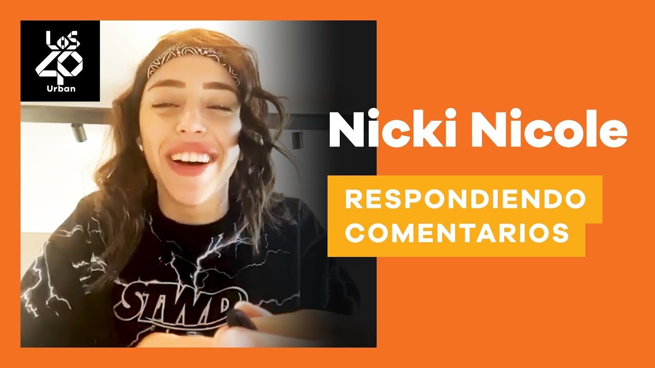 NICKI NICOLE responde: ¿Se parecen LUNAY y TRUENO? | RESPONDIENDO COMENTARIOS en LOS40 Urban