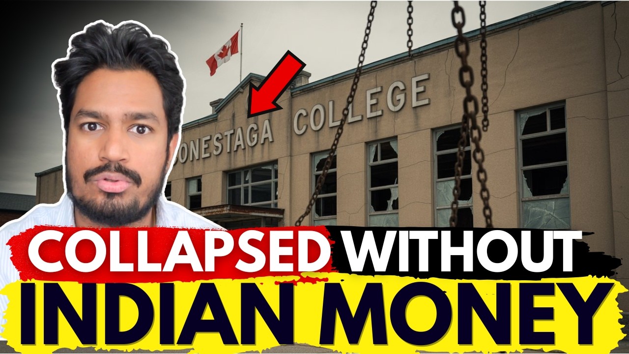 Canada’s 🇨🇦 Colleges Are Going BROKE Without Indian 🇮🇳 Students ⛓️‍💥