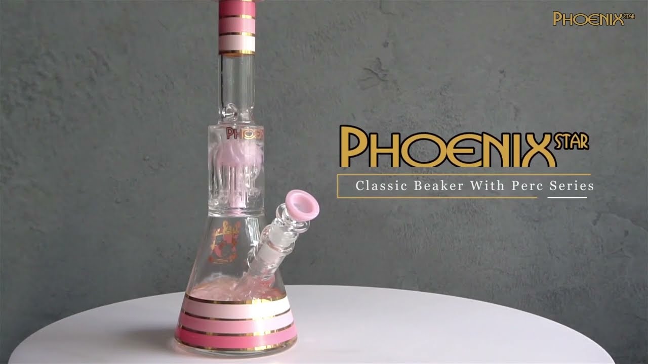 Phoenix Star 12 Inches Percolator Bong with 8 Arms Perc PHX571