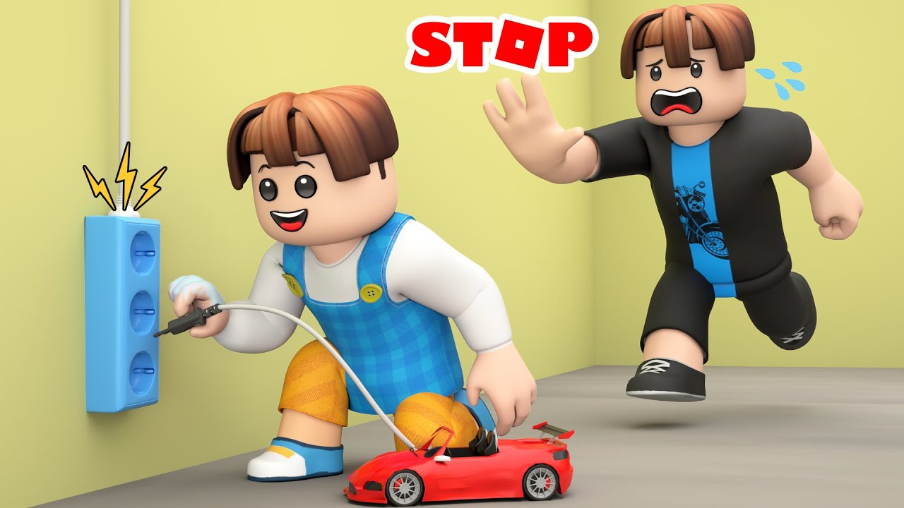 ROBLOX Brookhaven 🏡RP: Не играйте с электричеством | Roblox Animation