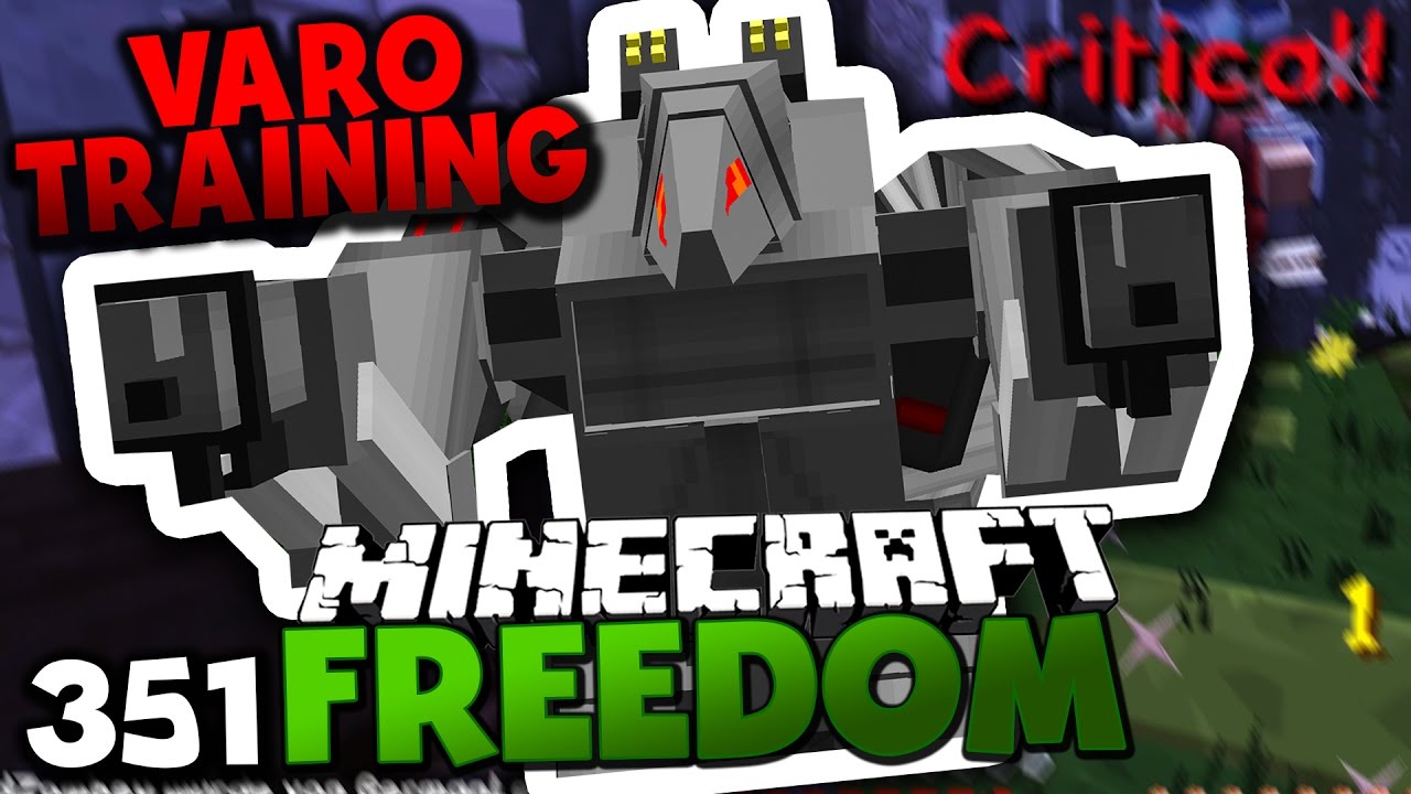 VARO 4 TRAINING & KAMPFROBOTER ANGRIFF?! ✪ Minecraft FREEDOM #351 [ DEUTSCH ] | Paluten