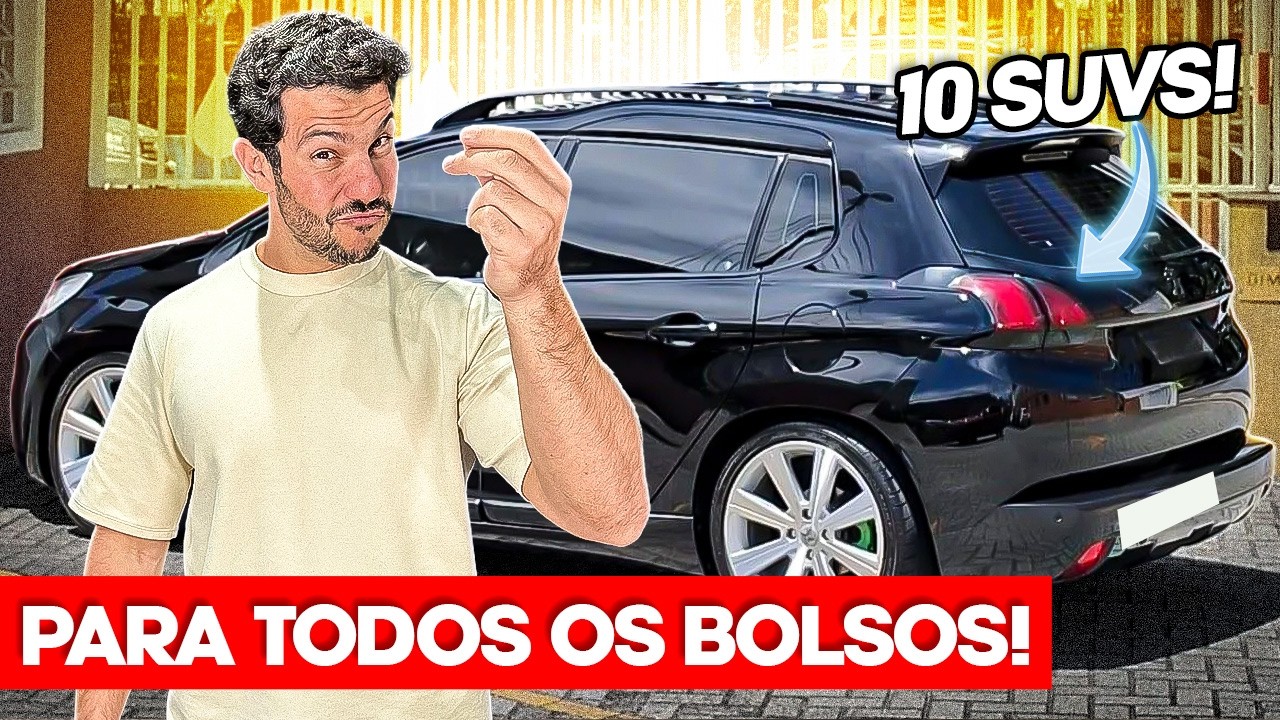 10 MELHORES SUVs COM ÓTIMO CUSTO x BENEFÍCIO!!🔥