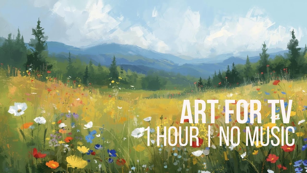 Oil painting, quietly displayed