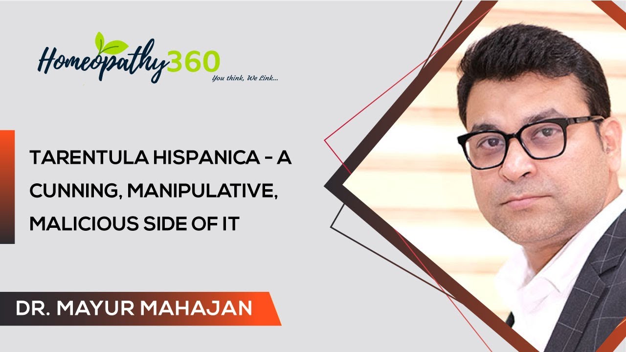 Tarentula Hispanica - A Cunning, Manipulative, Malicious Side of It - Dr. Mayuresh Mahajan