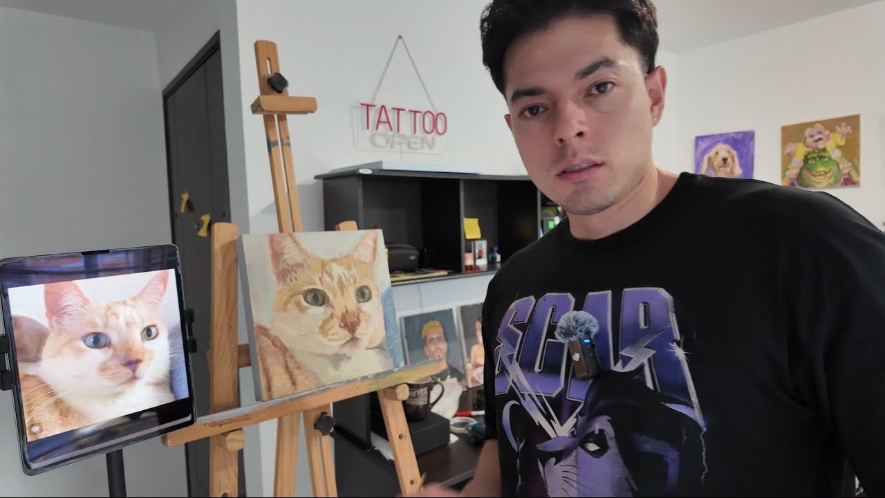 Un día más 10 - retrato en óleo finalizado