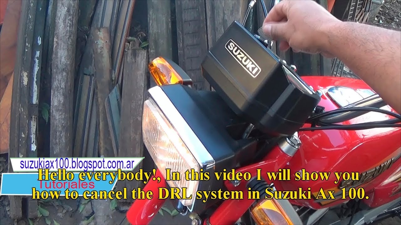 Tutorial Como Cancelar el Sistema DRL Motos Ax100 6v y 12v AC y DC Subtitles