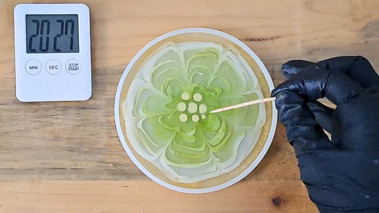 Golden Dew 3D RESIN FLOWER BLOOM Tutorial