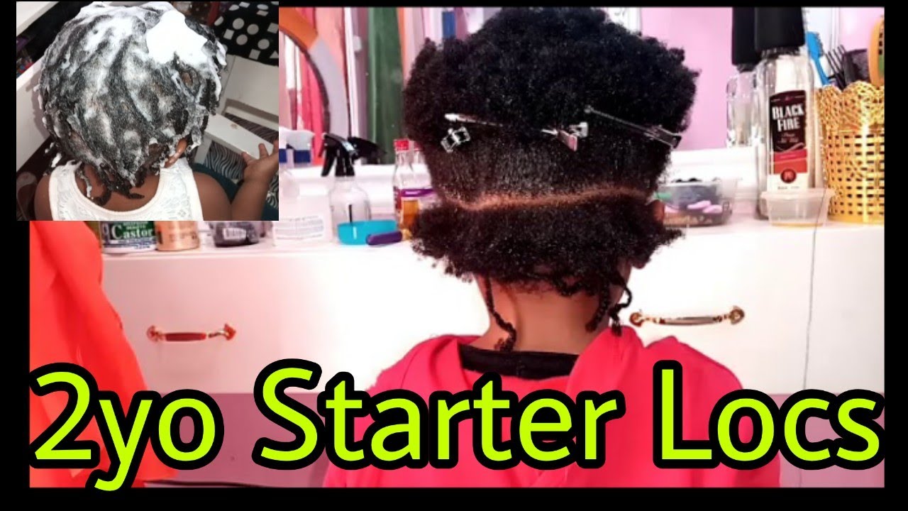 How To Start Locs on Kids/2year old toddler starter Locs / Nappy Gabby