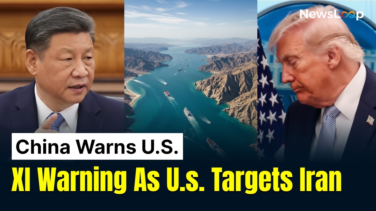 Trump Starts Iran Port Blockade 10:00, China Calls It Dangerous