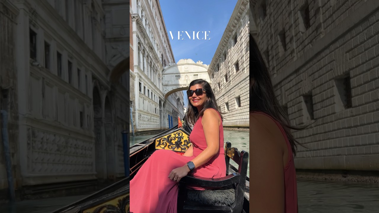 ❤️ Romantic Gondola Ride ❤️ in Venice: A Serenade of Love and Beauty #venice #italy #europe