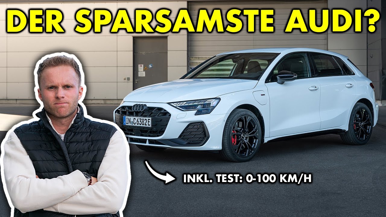Reichweite VERDOPPELT?! | 2025 Audi A3 45 TFSI e | 0-100 km/h | ​⁠@maltedrivescars