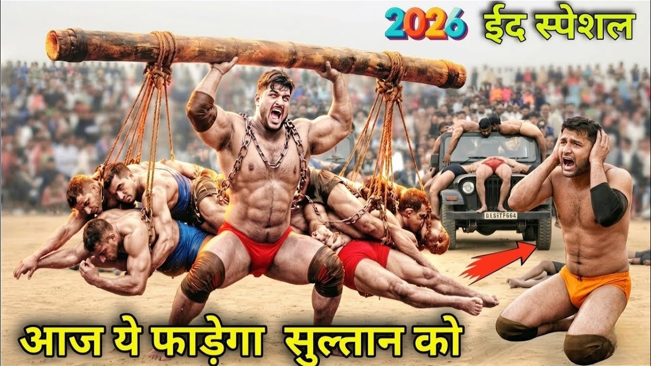 ईद के शुभ अवसर पे सुल्तान को फाड़ने आया ये बाहुबली पहलवान 😱 / New kushti Sultan barsi 2026