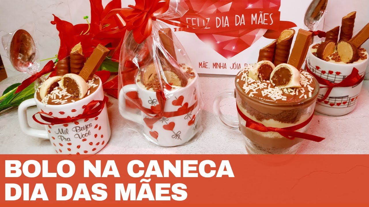 BOLO NA CANECA DIA DAS MÃES + AULÃO BOLO NO POTE