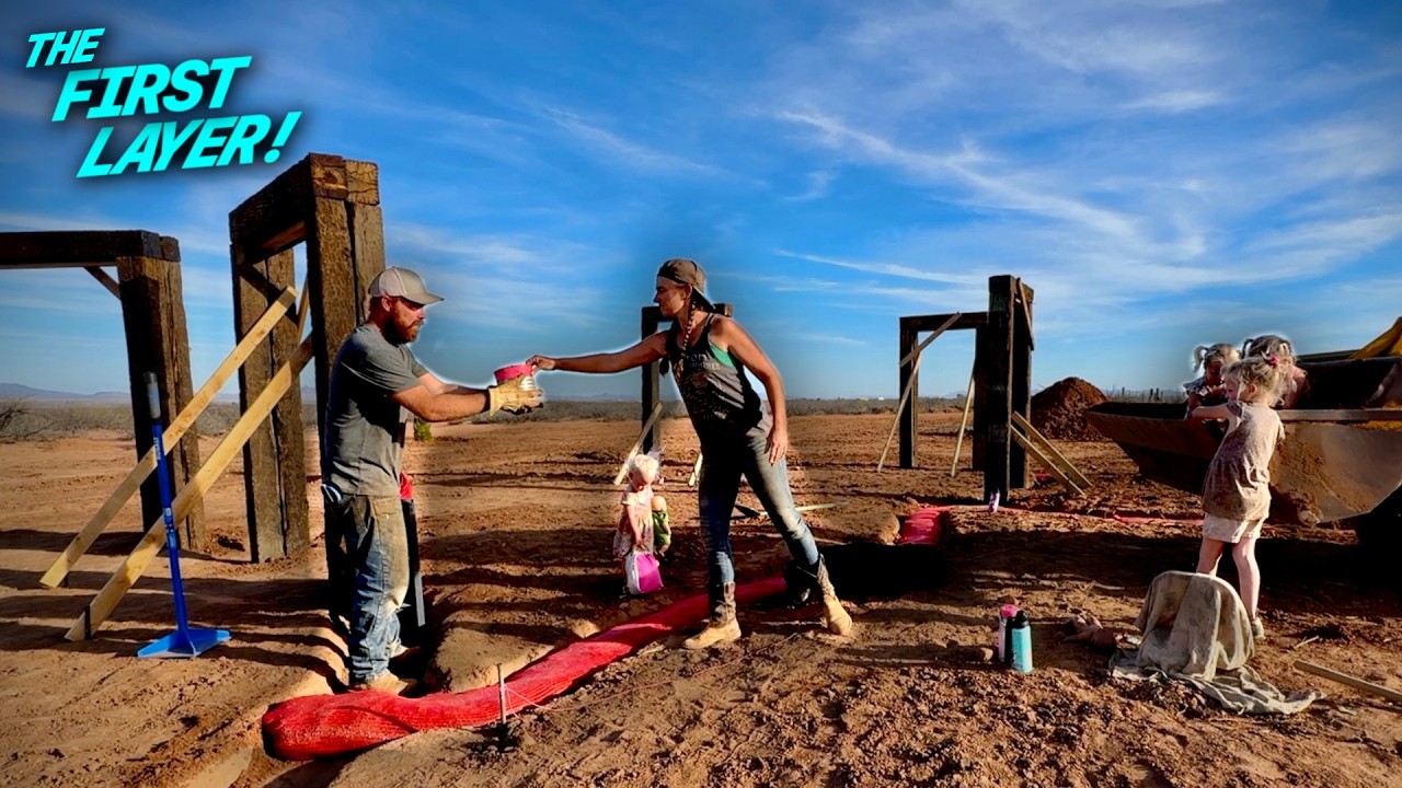 Building The Walls Has Begun | Building Our OffGrid Paradise Ep43