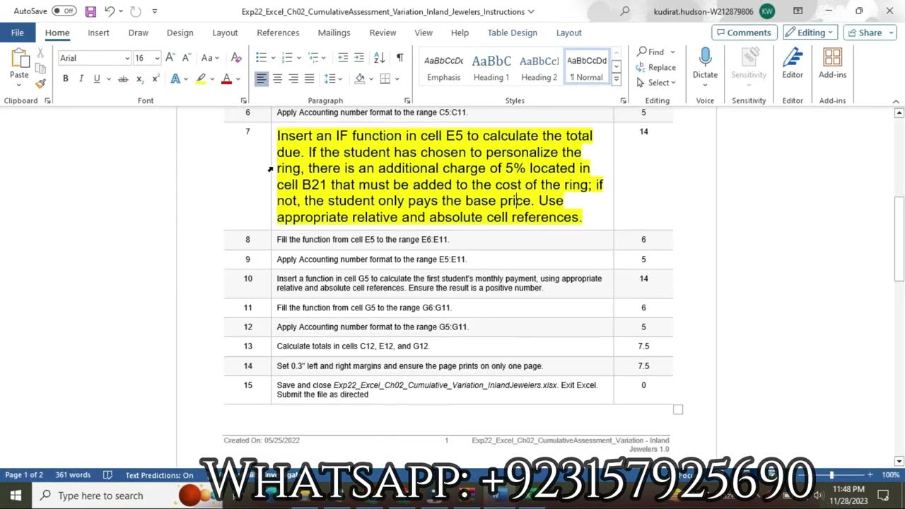 Exp22_Excel_Ch02_CumulativeAssessment_Inland_Jewelers | Excel Chapter 2 Cumulative Assessment