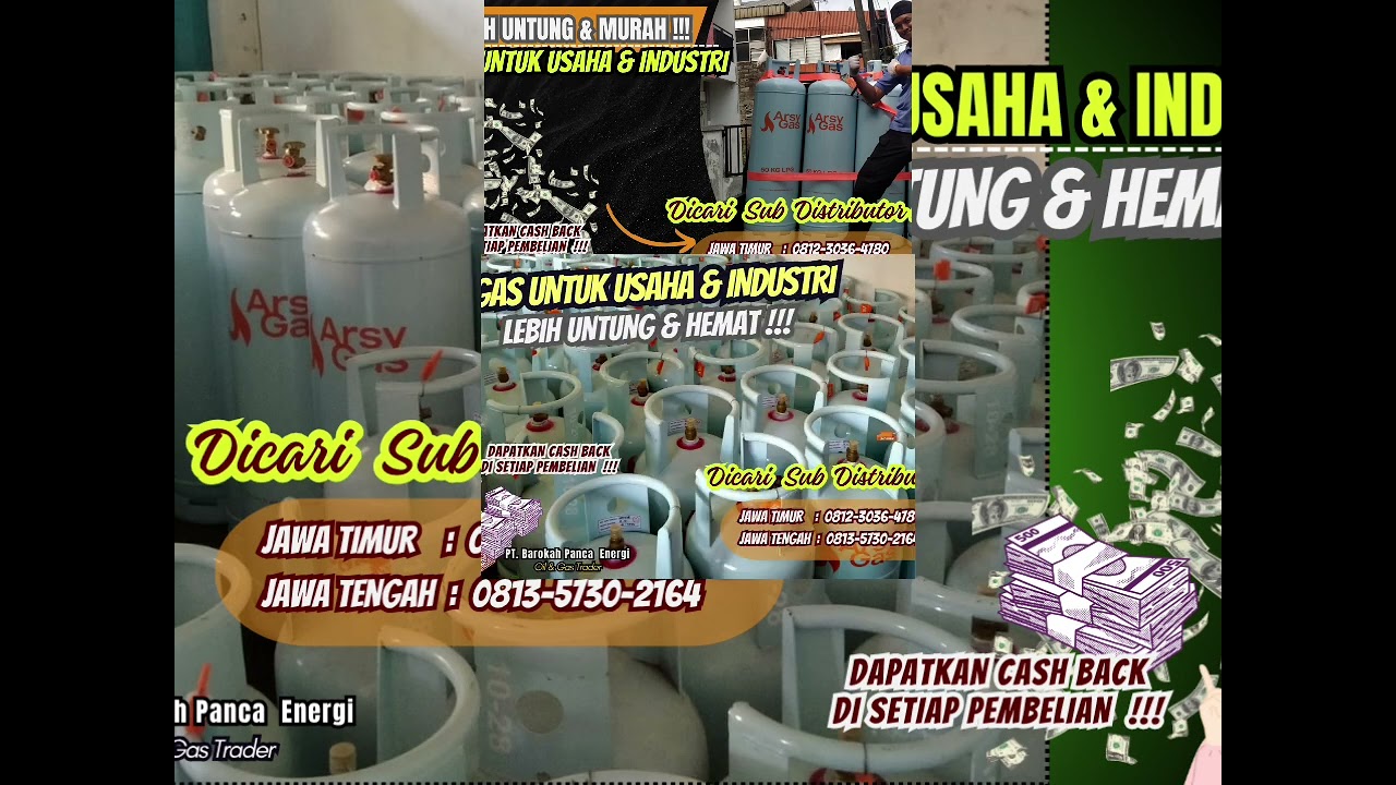 DAPAT CASH BACK !!! Distributor Gas | +62 812-3036-4780