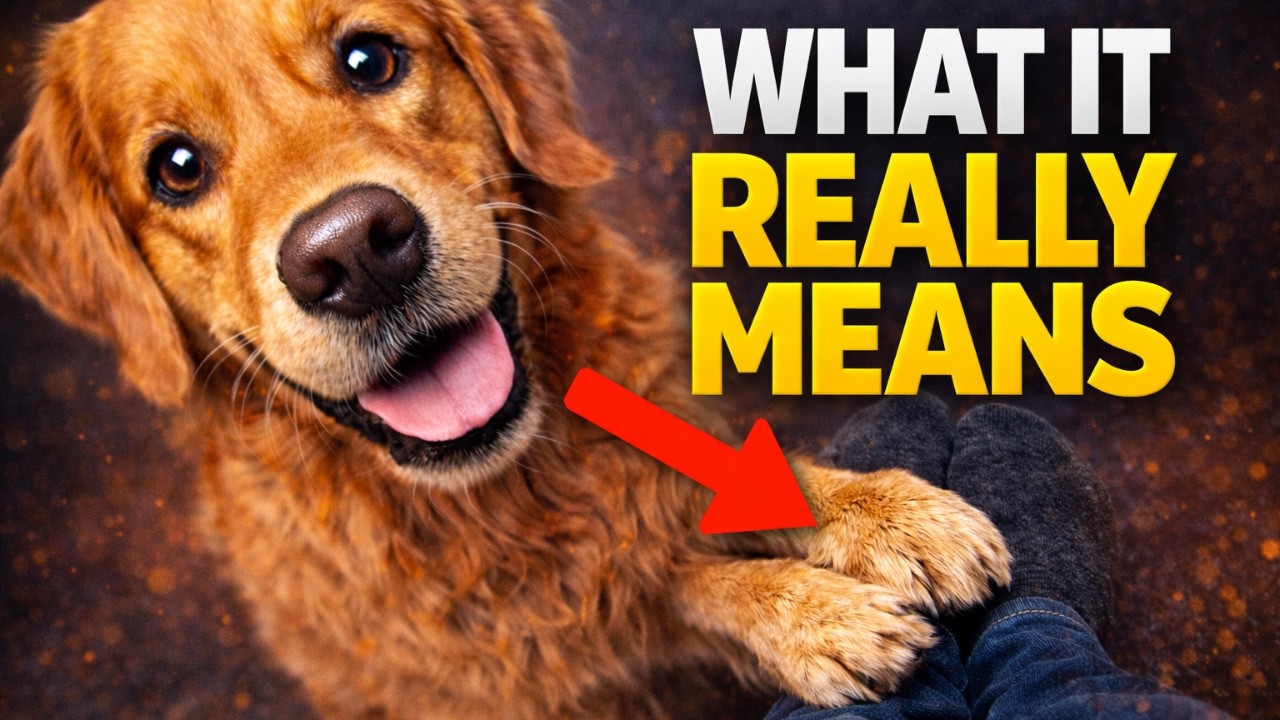 Why Your Dog Sits On Your Feet (What It Really Means) |The Hidden Language of Pets