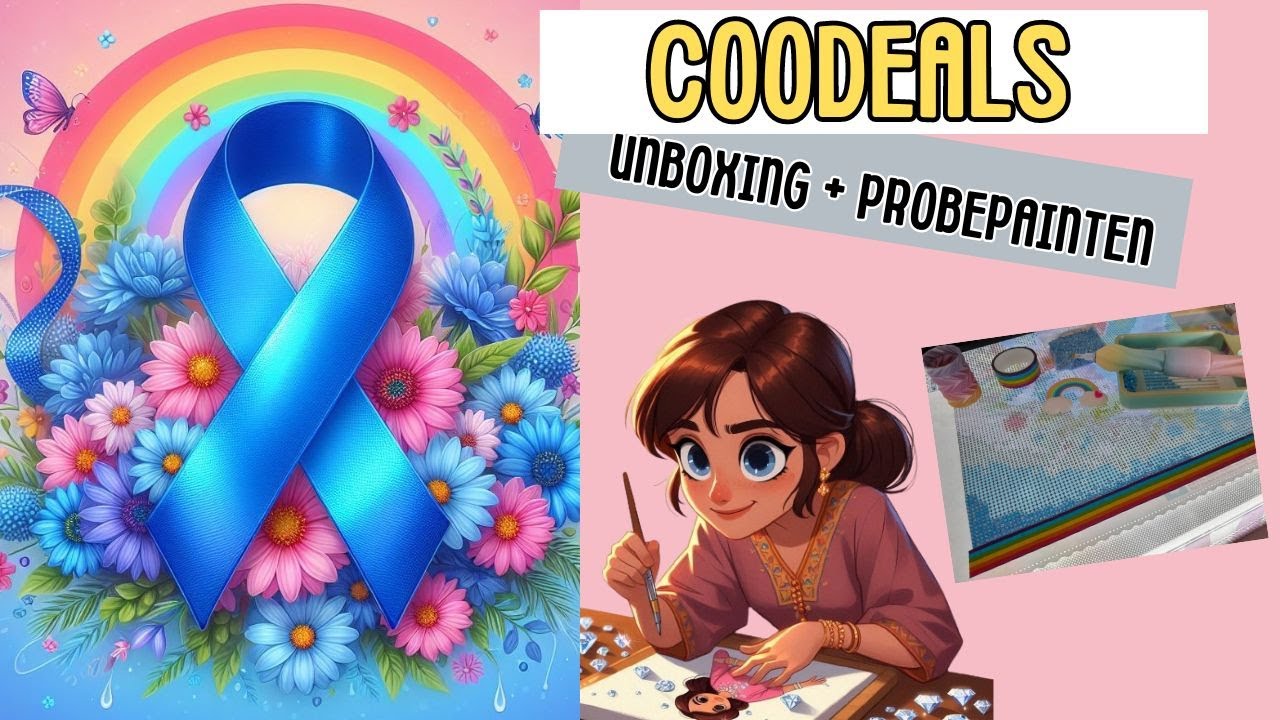 Coodeals HAUL | Personalisierte KI Diamond Paintings | Herzensprojekt 🎗💙