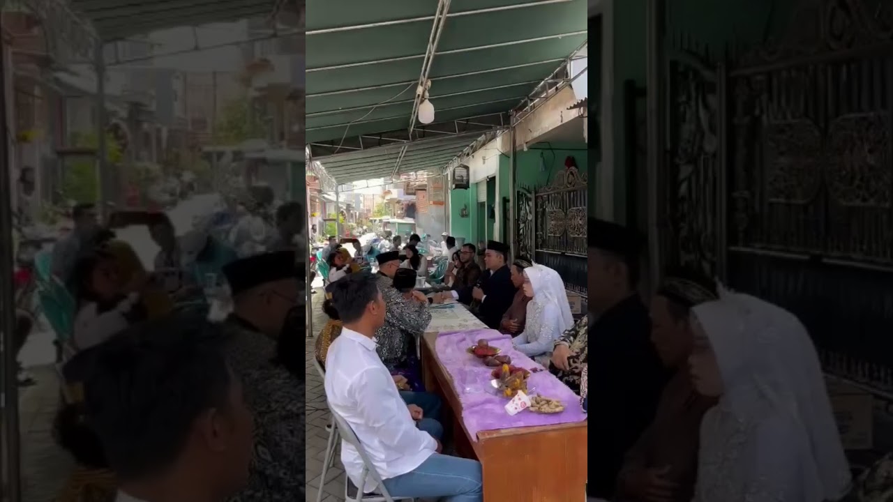 Anak Lanang SAH Suami Istri setelah Ijab kabul..! #trendingvideo #videoshort #trending #videonikahan