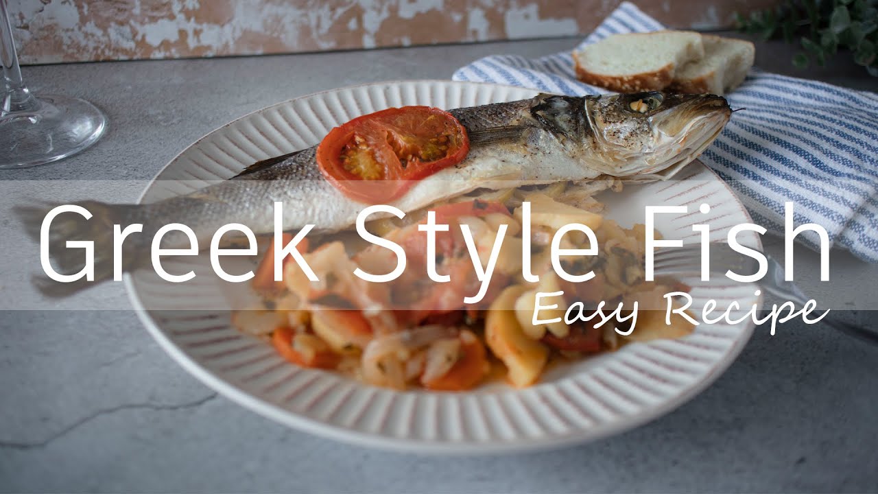 Greek Style Baked Fish (Psari Plaki) | Easy & Delicious Greek Fish Recipe in Dutch Oven | Ψάρι Πλακί