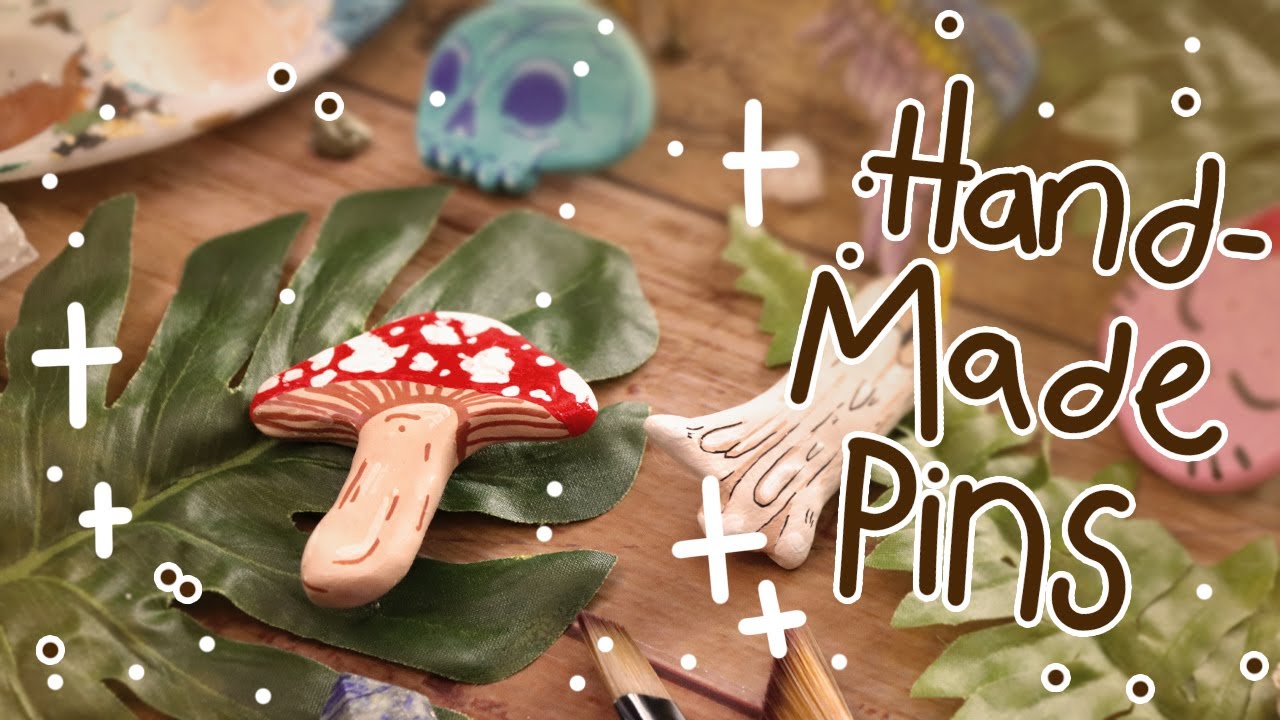 ✨ Making My Very Own Clay Pins ✨