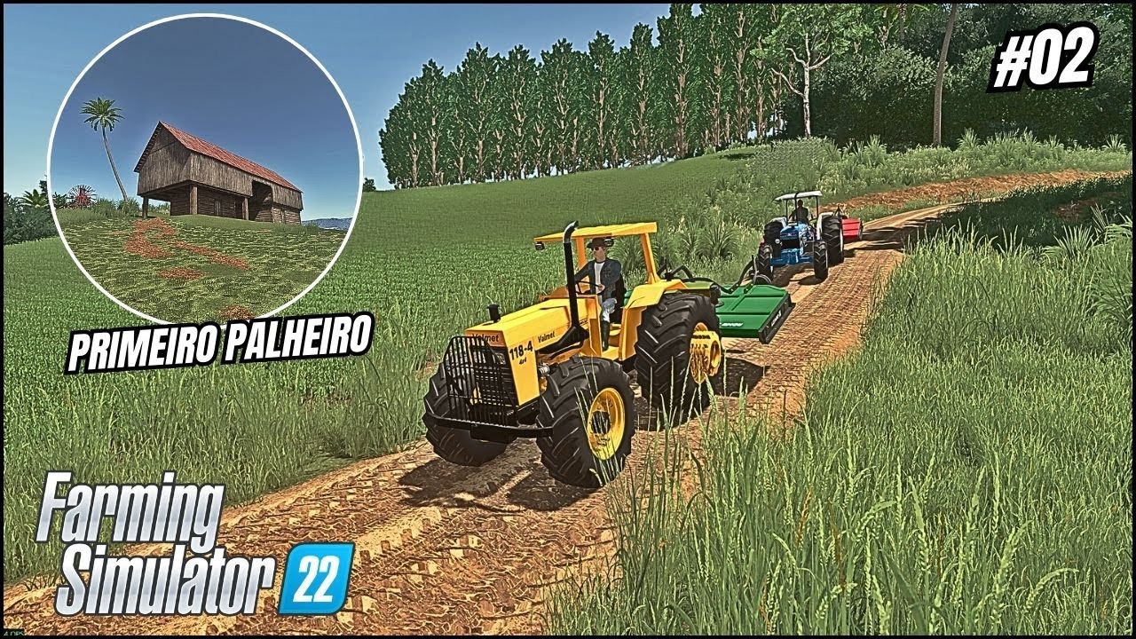 Começamos as Lidas e Construímos o Palheiro/O PECUARISTA/Farming Simulator 22/Ep 02