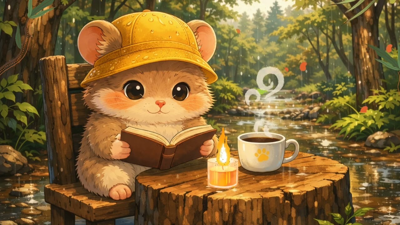 Study With Me 🐹🌲 | Nature Calm Focus | Lofi Ambience for Study & Relax